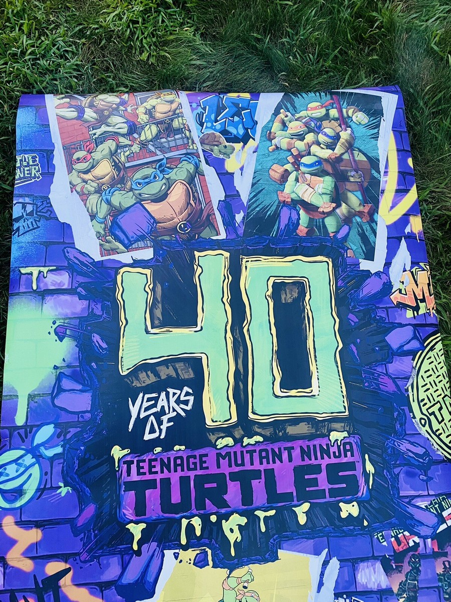 SUPER RARE HUGE 72x46” Teenage Mutant Ninja Turtles TMNT PROMO