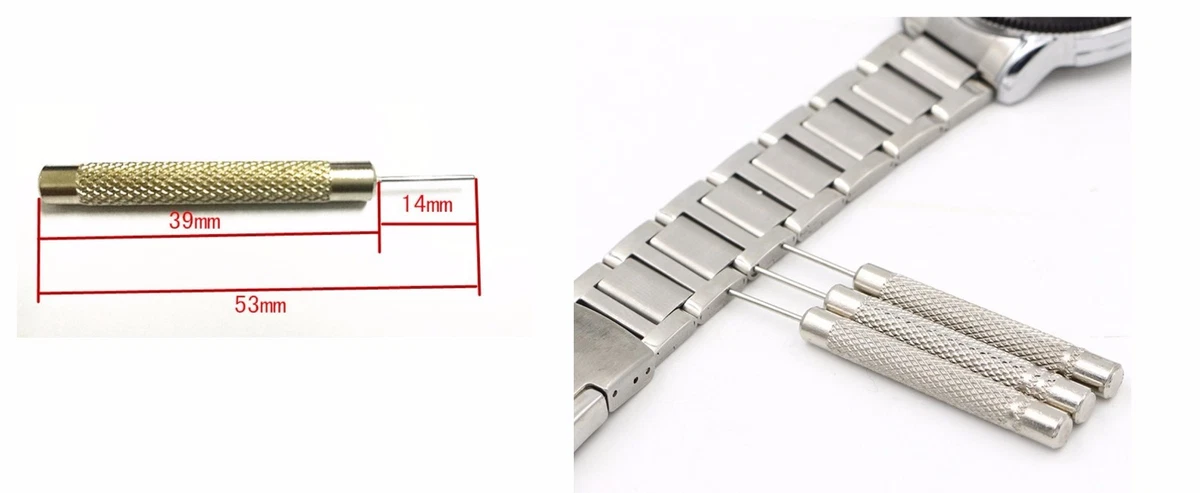 Barra a vite - Chiusura - per cinturino orologio - Chiusura oro 1,5 mm