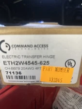 Command Access 4.5" x 4.5" Electric 4-Wire, Transfer Hinge US26 ETH4W4545-625