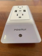 POWRUI AHR-508 6 AC Outlets 2 USB Ports Wall Charger