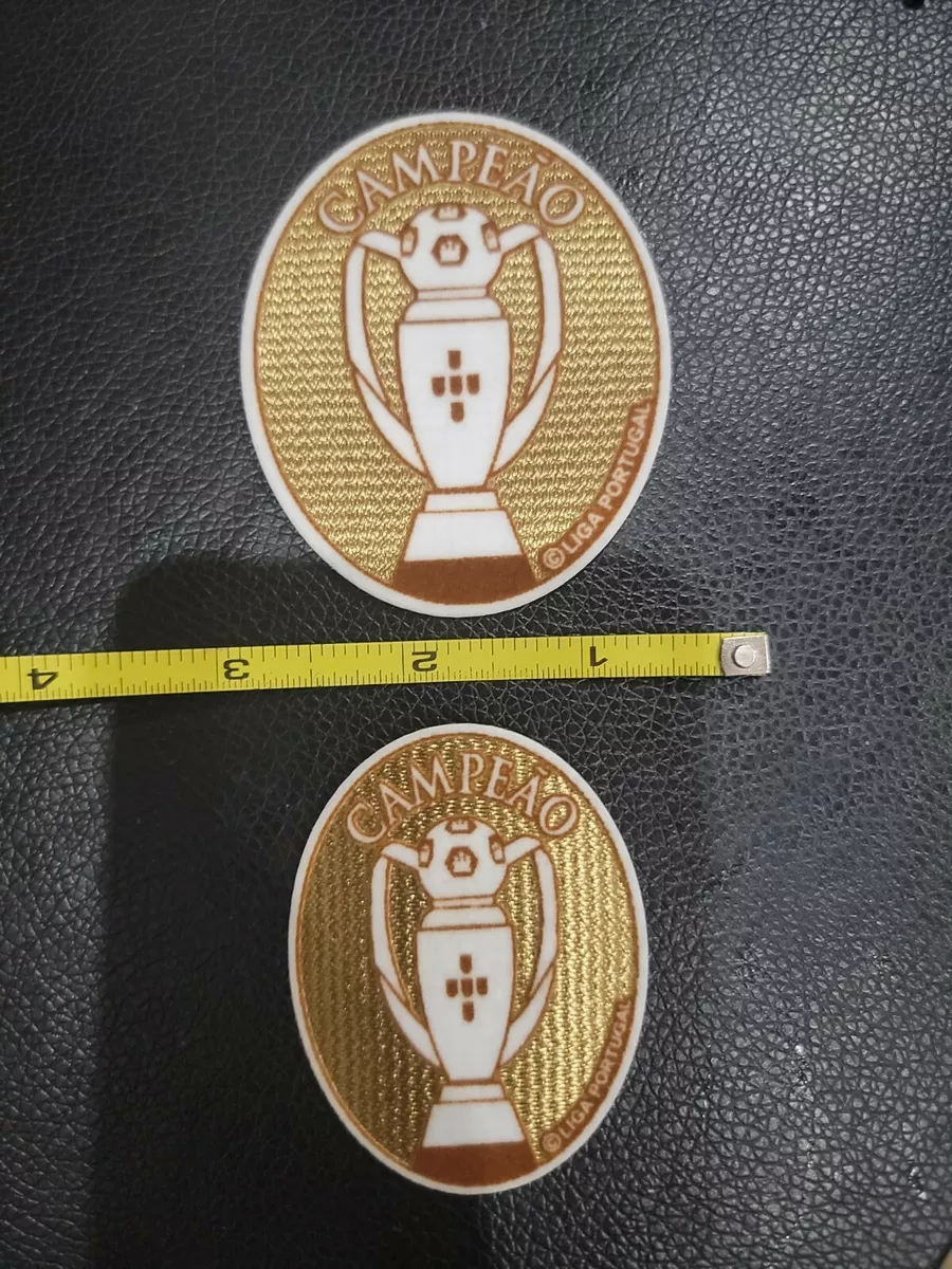 LIGA PORTUGAL CAMPEAO Champions Badge Patch Set Soccer