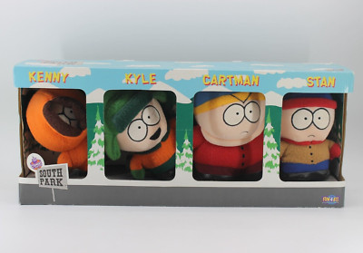 Cartman Kenny Kyle Stan South Park Vintage Plüsch Figuren 4er Set 1998 NEU OVP