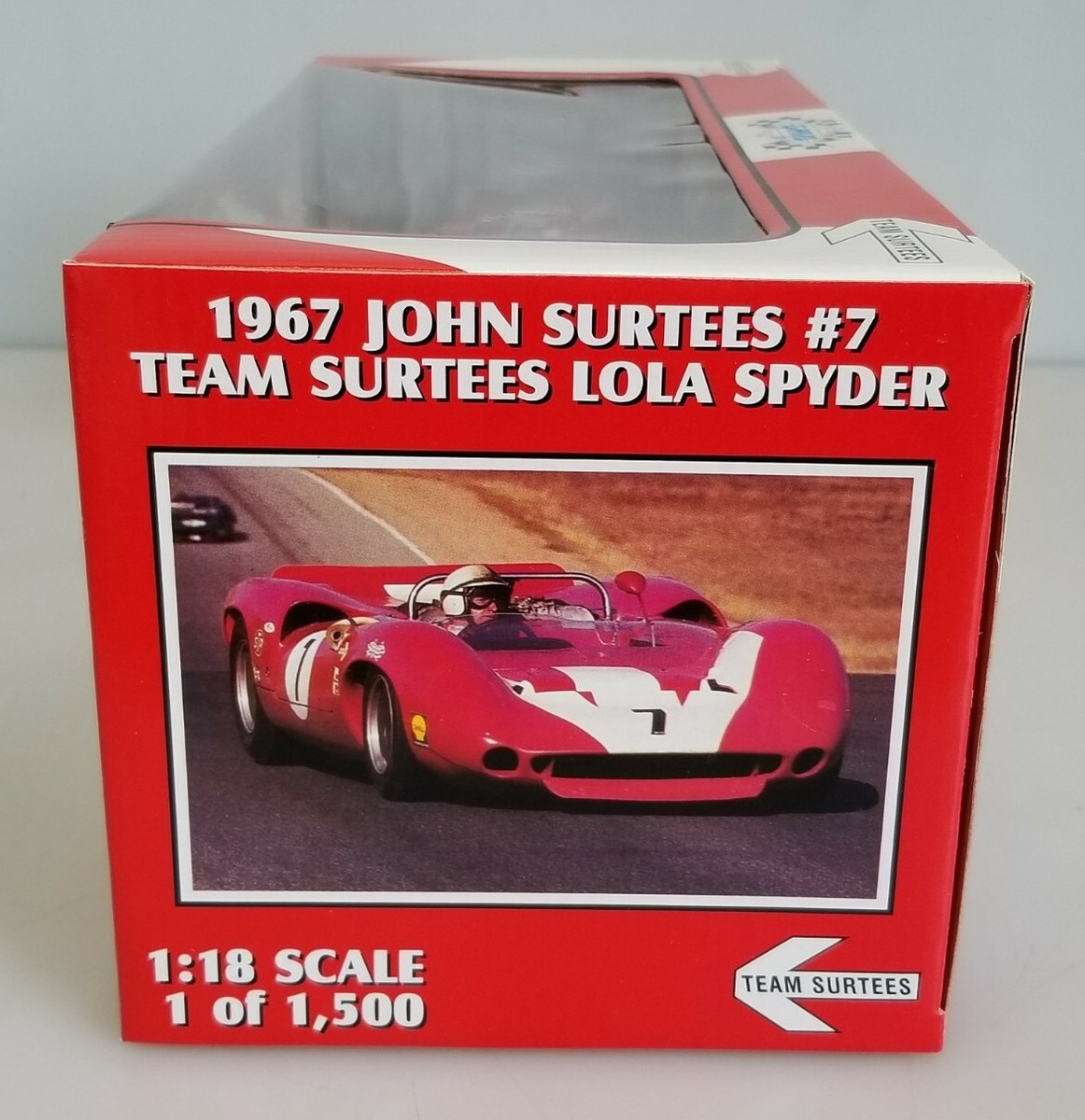GMP 1967 John Surtees #7 Team Surtees T70 Lola Spyder 1:18