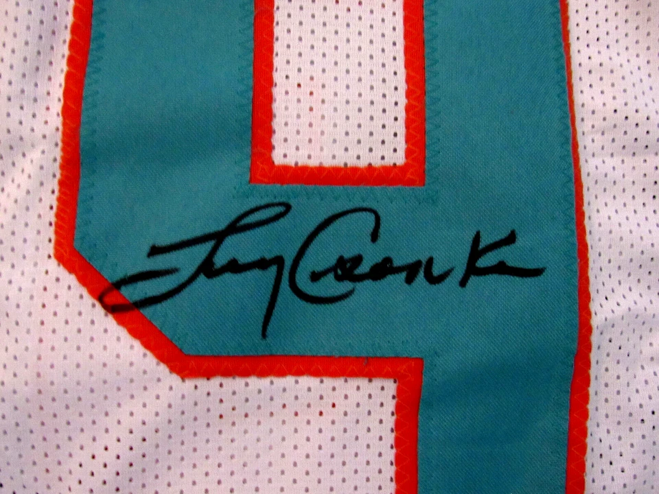 LARRY CSONKA SBC MIAMI DOLPHINS HOF SIGNED AUTO DOLPHINS FOOTBALL JERSEY JSA - Image 2 of 4