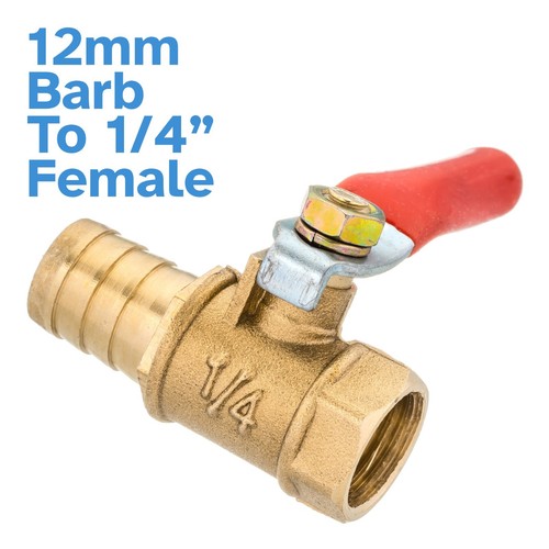 DGZZI Barbed Ball Valve 4PCS 3/4-Inch ID In-Line Ball Valve Shut-Off Switch With - Foto 3