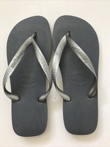 silver metallic havaianas