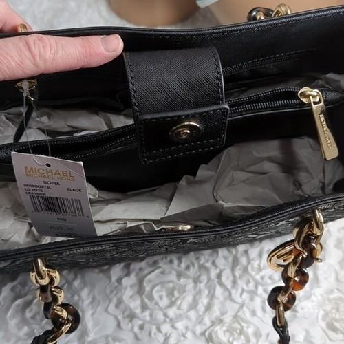 Authentisch neu mit Etikett Michael Kors Sofia Tasche $ 448 - Bild 7 von 9