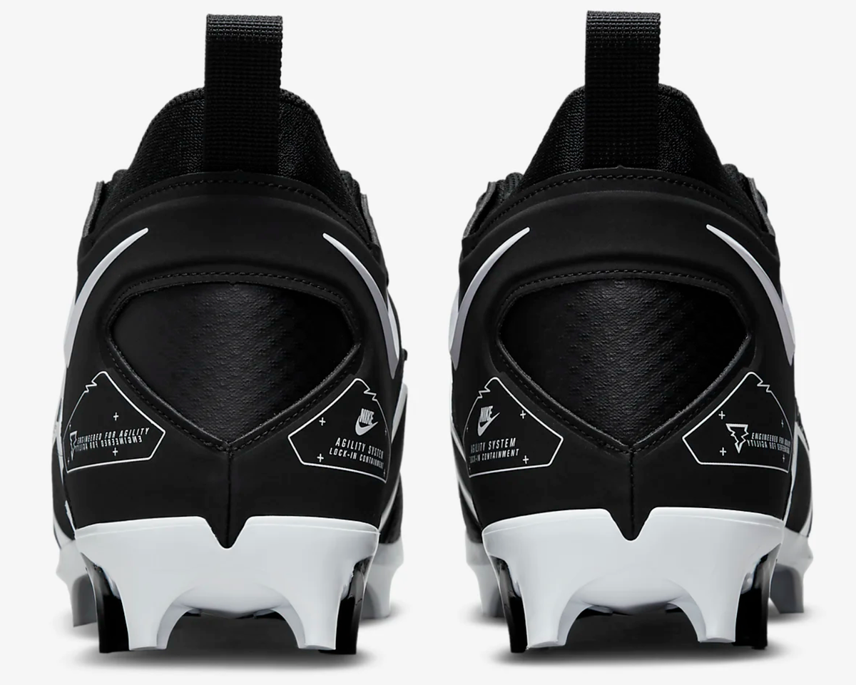Nike Alpha Menace Pro 3 Mid Football Cleats Black Men
