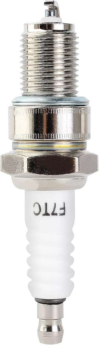 Mikikit 5pcs F7TC Spark Plugs For Gas Generators And Lawn Mowers Carbon