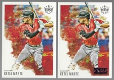 Ketel Marte 2020 Panini Diamond Kings Artists Proof + Base #69 Diamondbacks Lot