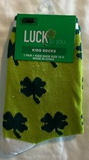 St. Patrick's Day Kids Socks - Size 10 - 4