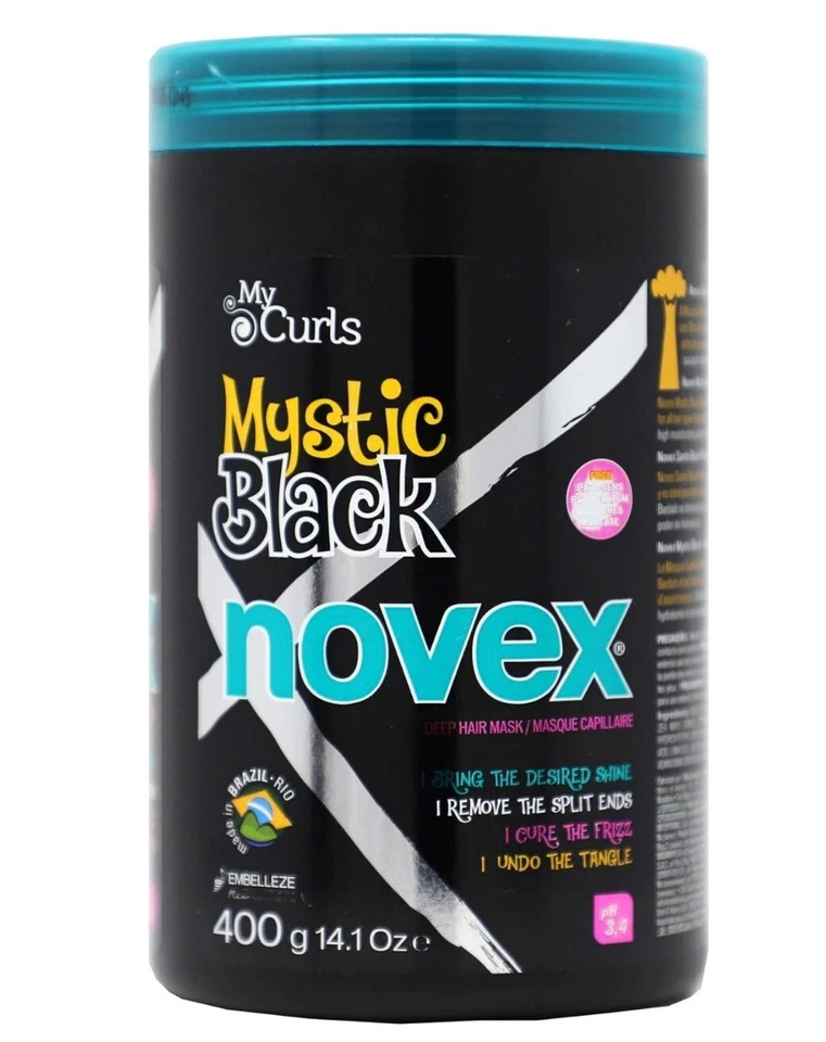 Novex Mystic Black Baobab Oil Mask 14.1oz &16.9oz Baobab OiL eave in Conditioner - Image 2 of 3