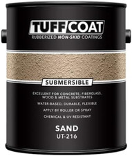 Tuff Coat UT-216 Sand Submersible Water-Based Rubberized Non Skid - 1 Gallon