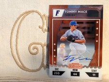 Tommy Mace, Guardians, 2021 Elite Extra Edition College Ticket Auto #'d/99🇬