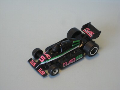 Matchbox F-1 Racer Rennwagen schwarz Rad Nummer 5 grün gestreift 80 mm Spielzeug Modellauto