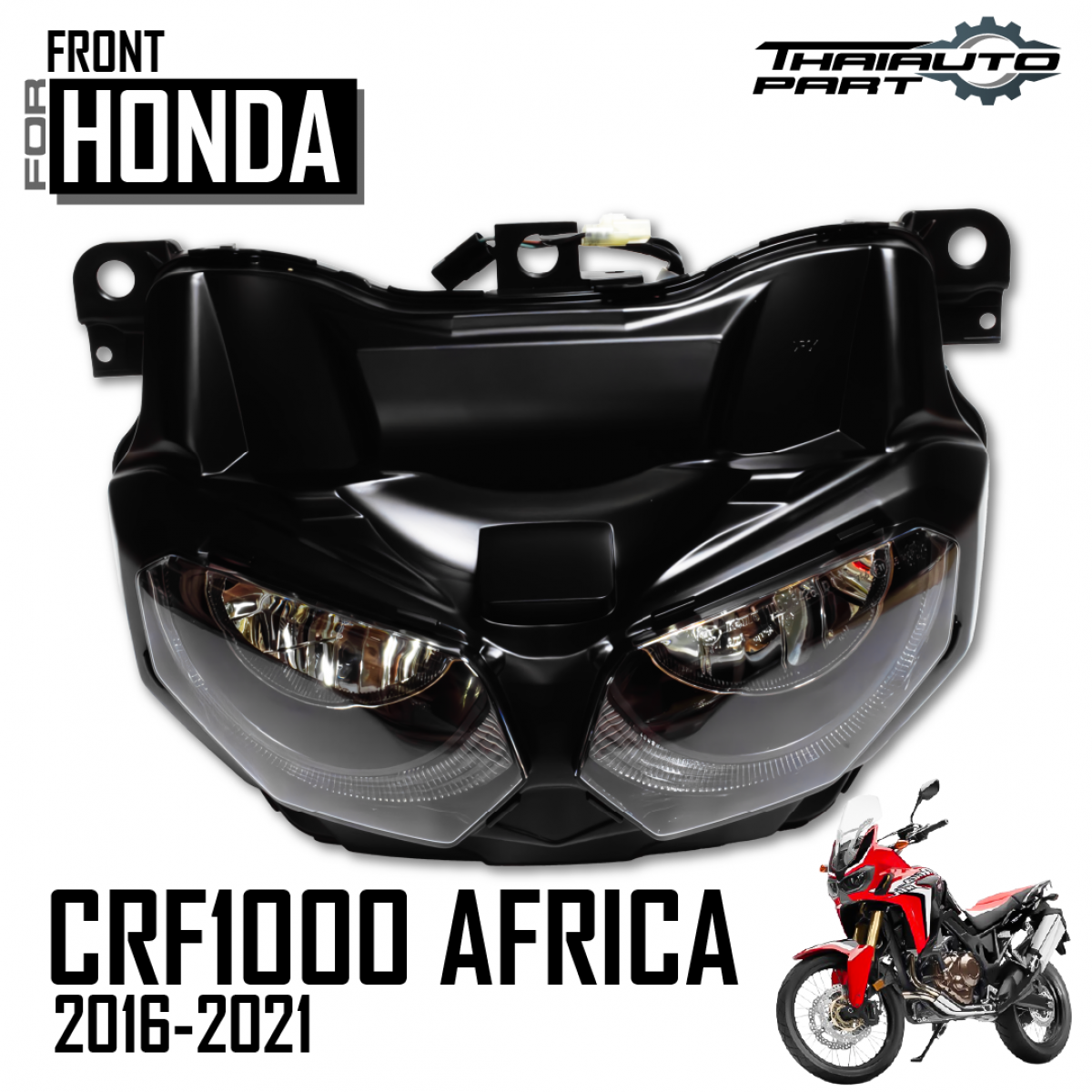 CRF1000L AfterTwin ツラーテック ヘッドライトプロテクター