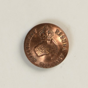 WWI-WWII Australian Military Forces Uniform Button 8 N5D