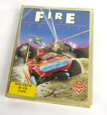 Sinclair ZX Spectrum Spiel -- FIRE and FORGET (Titus) -- Tape