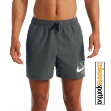 COSTUME NIKE SWIM LOGO SOLID SHORT- NESSA566-018 col. grigio