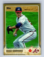 2015 Topps - Shae Simmons #462 Atlanta Braves - GOLD /2015