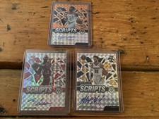 2020-2021 Mosaic Basketball Auto Lot 3 Markus Howard Kevin Willis Hawks PRIZM RC