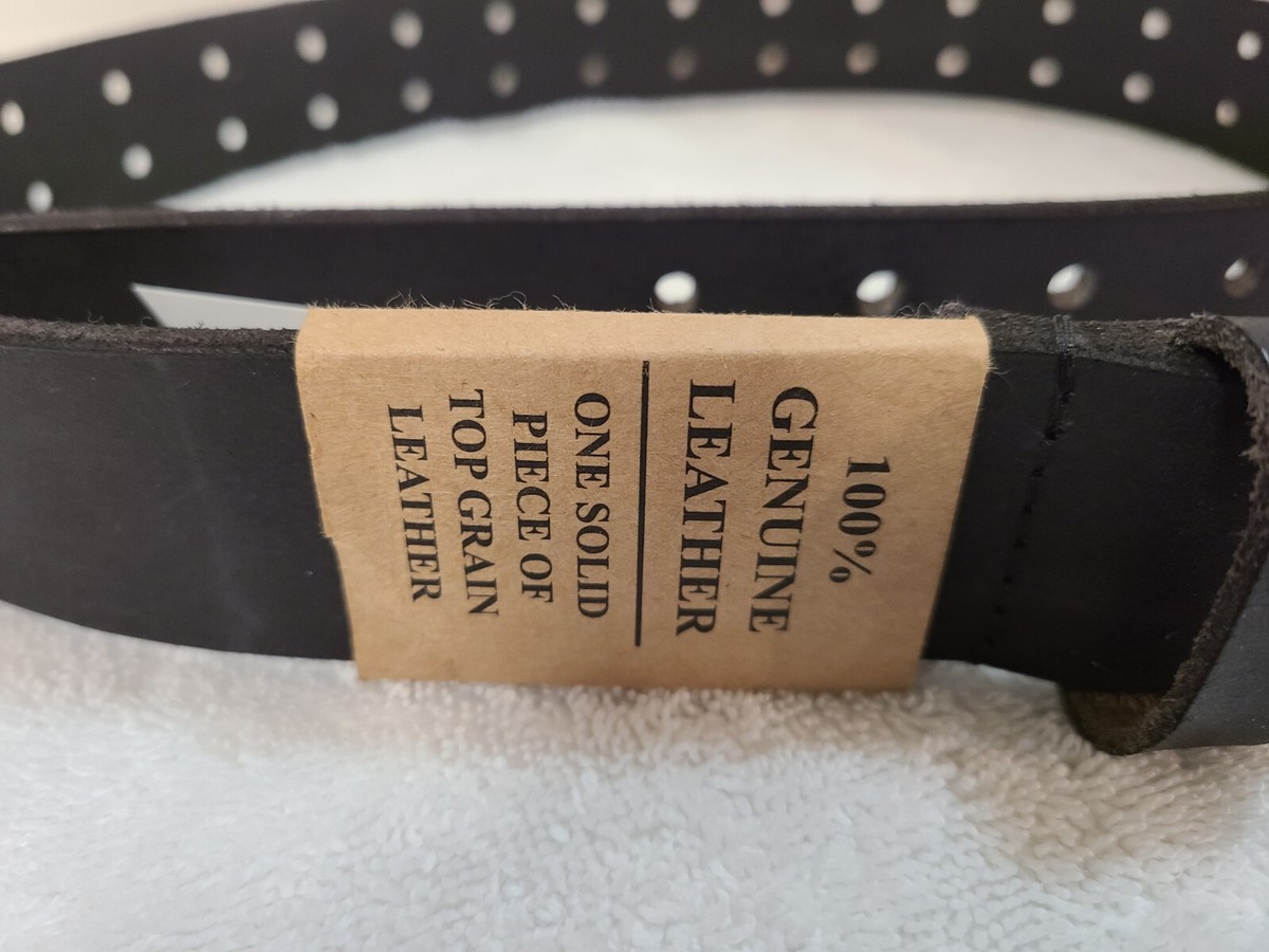 Nwt Authentic stone belt. Retails for $159.  56” total length. Can adjust. Stone Mountain Brown Belt | Nickel-Free Dress Belt | Real  main image 2