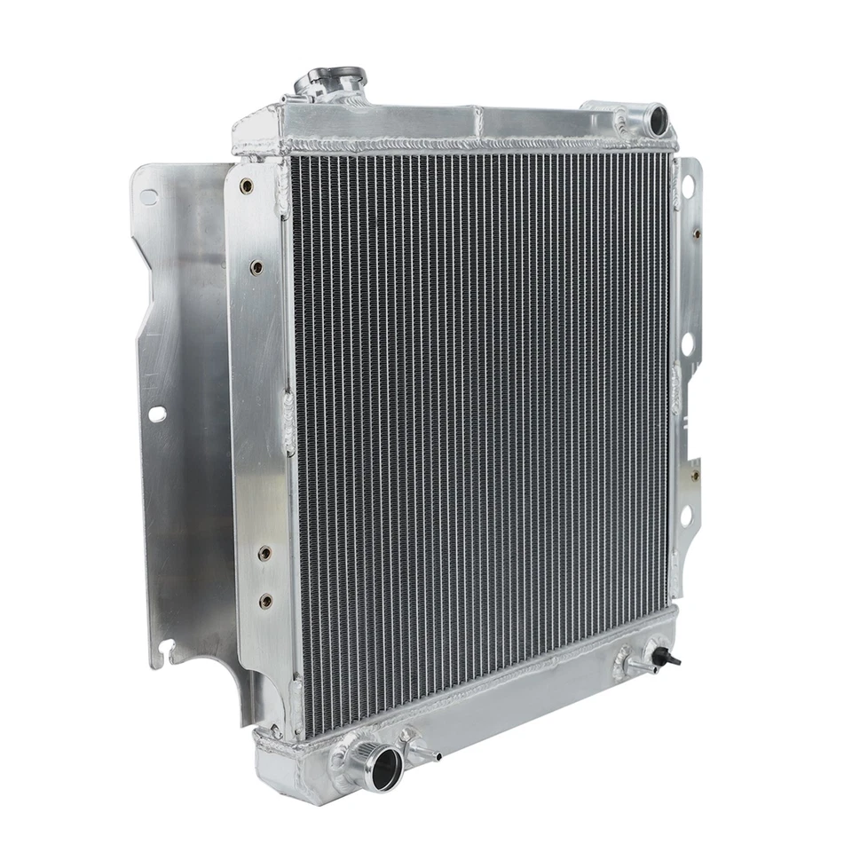 3 Row Aluminum Radiator For 1987-2006 Jeep Wrangler TJ/YJ 2.4L 2.5L 4.0L L4 L6 Foto 3 de 4