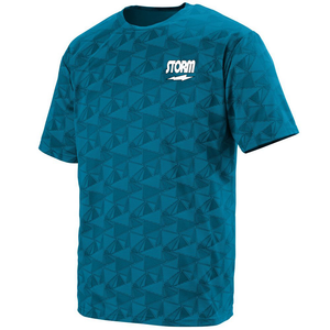 Storm Men's Jolt Performance Crew Bowling Shirt Dri-Fit Power bluee Storm Men's Jolt Performance Crew Bowling Shirt Dri-Fit Power bluee