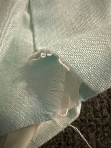 Conjunto de Vestido Bebé Infantil Vintage Azul Bordado Calado Años 60’s Pantalones de Goma - Imagen 7 de 12