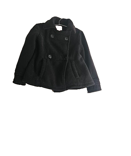 2 Copper Key Girls 6 and 7 Black Polyester Coats - Picture 5 of 11