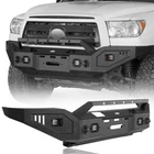 Front Bumper Fit 2007-2013 Toyota Tundra Powder Coat w/ Winch Plate & Led Lights
