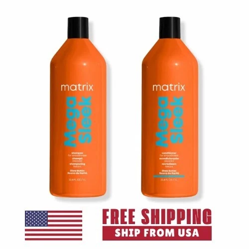 Matrix Total Results - MEGA SLEEK Smoothing Shampoo & Conditioner Set 33.8 OZ