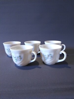Arcopal Kaffeetassen 5er Set Blumendekor
