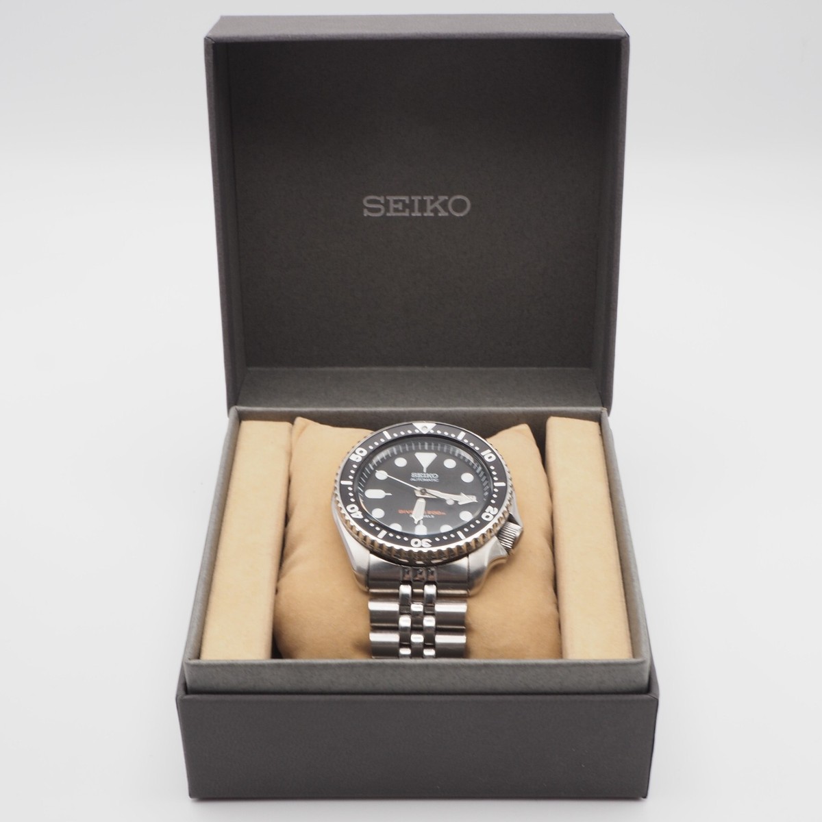 N Mint/ Box] SEIKO 7S26-0020 SKX007 Black Boy Diver AT Mens
