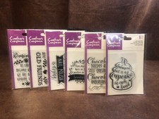 Crafters Companion Stamps Lot Of 6