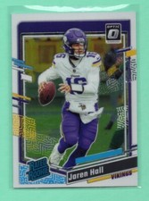 2023 Panini Donruss Optic Jaren Hall #270 Rated Rookie RC Minnesota Vikings
