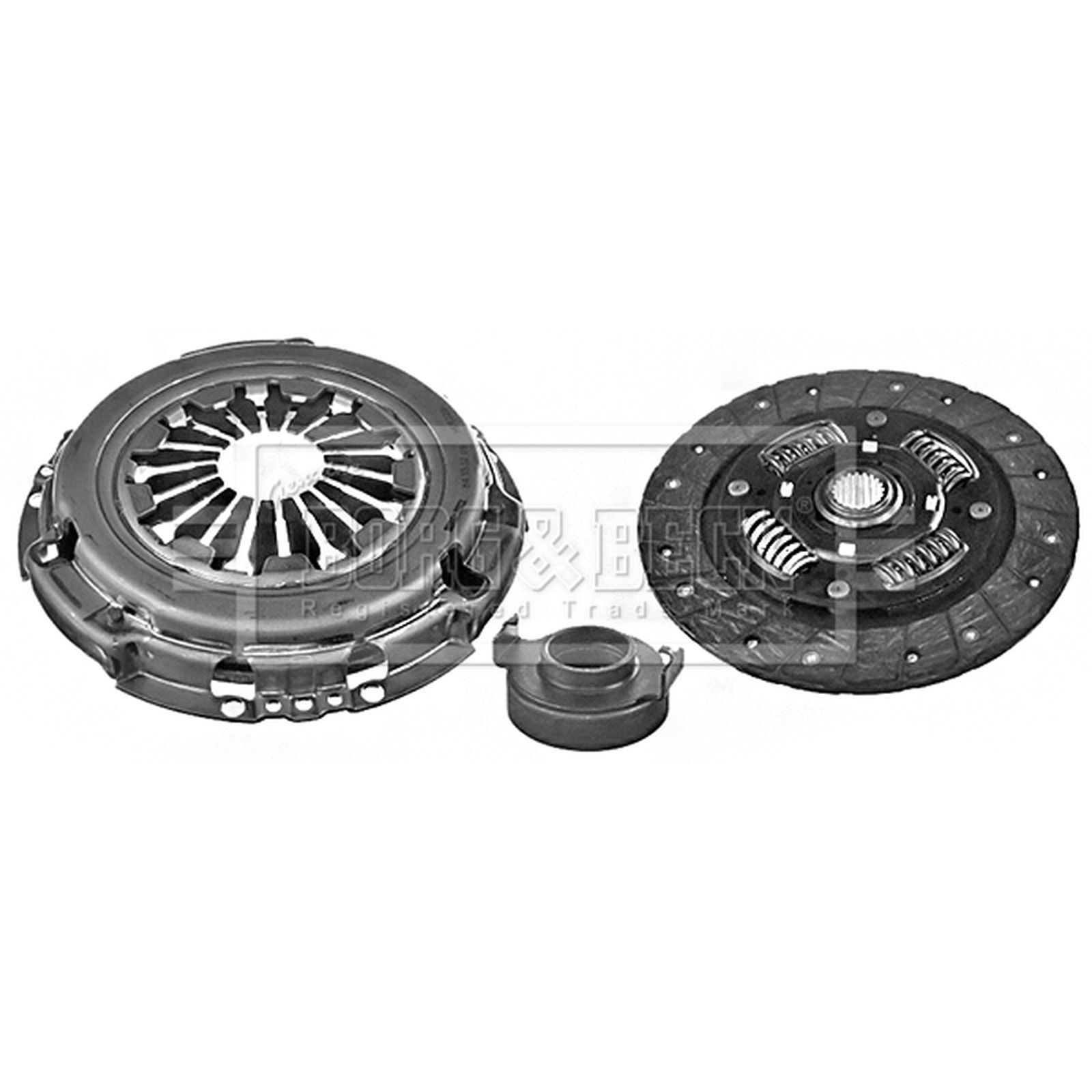 Clutch Kit 3pc (Cover+Plate+Releaser) HK2179 Borg & Beck 22105PWA305 22105PWA306 - Image 4