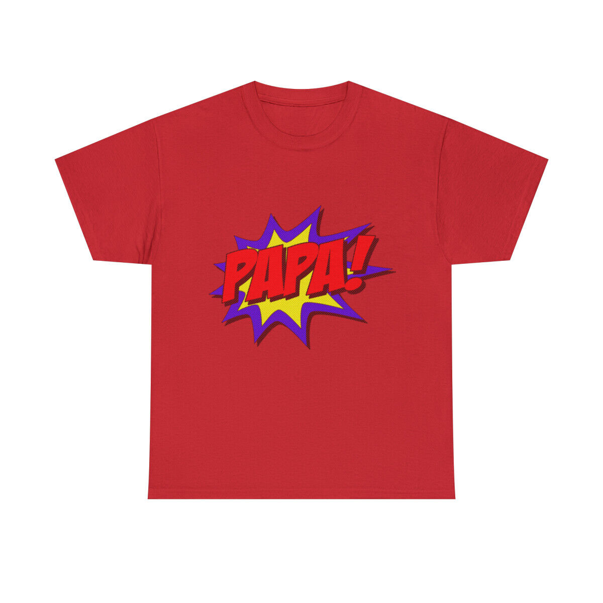 Superhero Papa Graphic Tee Shirt, S-5XL