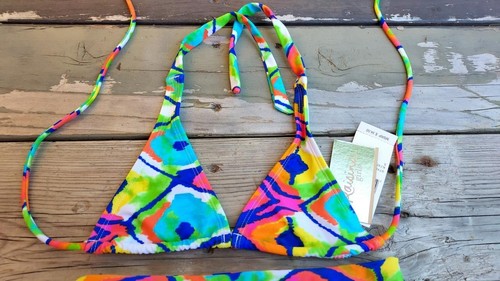 Raisins Girls Size 5 Swimsuit Tropicali Bikini Multicolor NWT - Picture 2 of 3