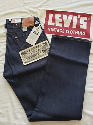 LEVI'S 1933 501 xx LVC Vintage Clothing Raw Selvedge Kaihara 1937