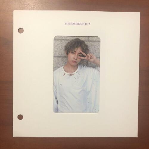 BTS V taehyung tae MEMORIES OF 2017 Blu-ray Limited Official Photo Card PC  | eBay