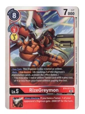 Digimon Card - (NM) RizeGreymon BT4-017 - Bandai