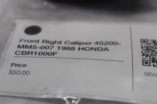 Pinza delantera derecha 45200-MM5-007 1988 HONDA CBR1000F - Imagen 2 de 9