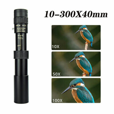4K 10-300X40mm Super Telephoto Zoom Monocular Telescope