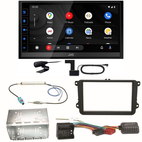 JVC KW-M785DBW Android Auto CarPlay Kit de montage pour Seat Leon Alhambra Altea XL