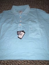 Johnnie-O Golf Hangin Out The Original Polo Coastal Wash Shirt XXL Permafrost
