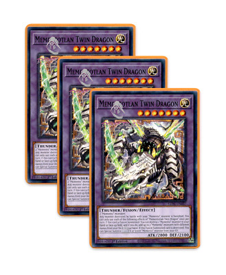 Yugioh! Mementotlan Twin Dragon LEDE-EN037 (C) 1st Ed 3x ''Mementotlan Support''