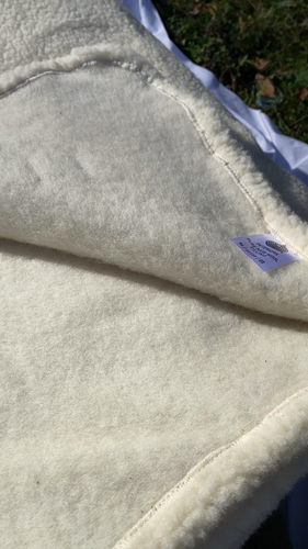 Wolldecke 100% Merinowolle 155x200 Lammwolle WEIß Plaid Schurwolle Wohndecke NEU - Video 1 von 1