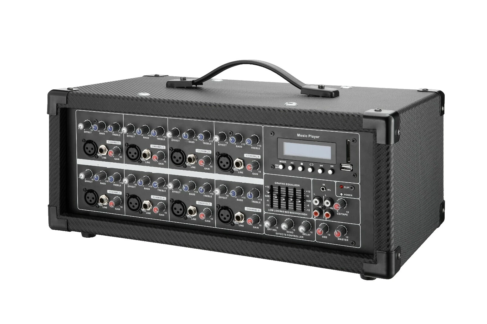 Live & Studio Mixers with 4-Band Equalizer