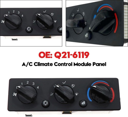 A/C Climate Control Module Panel Q21-6119 for Peterbilt Truck 337 348 389 New - Picture 2 of 16